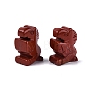 Natural Red Jasper Horse Figurine DJEW-N005-01D-1