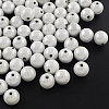 Spray Painted Acrylic Beads MACR-Q154-16mm-001-1
