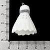 Flocking Opaque Sports Theme Resin Pendants RESI-D017-01A-P-3