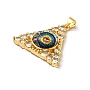 Real 18K Gold Plated Brass Pendants KK-L209-007G-04-2