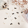 40Pcs 2 Colors Bone Alloy Charms ENAM-AR0001-82-4