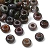 Natural Indian Agate European Large Hole Beads G-Q442-02-1