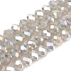 Electroplate Glass Beads Strands EGLA-A044-J3mm-B10-1