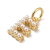 Rack Plating Brass with ABS Plastic Imitation Pearl Charms KK-B092-30E-G-2