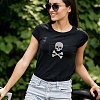 6 Sets Skull & Bone Hotfix Rhinestone FIND-PH0038-54-6