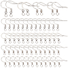 SUNNYCLUE 240Pcs 4 Styles 304 Stainless Steel French Earring Hooks STAS-SC0008-20B-1