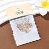 SHEGRACE Brass Micro Pave Clear Cubic Zirconia Pendants XGRQ29227-394G-T-6