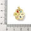 Brass Micro Pave Cubic Zirconia Pendants KK-F905-13G-02-3
