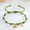 Brass & Imitation Pearl Charm Bracelets DP7998-2-1