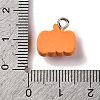 Halloween Theme Opaque Resin Charms RESI-D075-01L-3