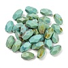 Two Tone Opaque Acrylic Imitation Gemstone Beads OACR-T033-07B-2