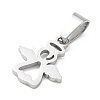 304 Stainless Steel Pendants STAS-B141-05P-2