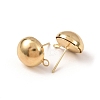 Brass Stud Earring Findings KK-G604-01G-06-2
