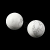 Natural Howlite Sphere Beads GG-D003-A25-3