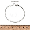 2.5MM Brass Pave Clear Cubic Zirconia Tennis Bracelet Making KK-D238-02P-3
