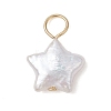 3Pcs 3 Styles Natural Keshi Pearl Pendants PALLOY-JF04240-4