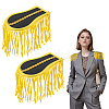 Polyester Tassel Epaulettes AJEW-WH0481-520B-1