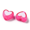 Heart Acrylic Beads TACR-S117-04H-2