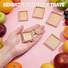 6Pcs 6 Styles Wood Jewelry Plate DOLL-GA0001-34-3