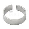 Non-Tarnish 304 Stainless Steel Open Eye Cuff Rings RJEW-G306-02P-3