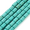 Synthetic Turquoise Beads Strands X-TURQ-G120-4x6mm-13-1