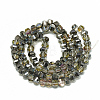 Electroplate Glass Beads Strands EGLA-Q094-A18-2