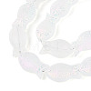 Frosted Glass Beads Strands X-GLAA-T023-40C-09-3