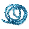 Transparent Electroplate Glass Beads Strands LS-EGLA-A039-T2mm-A01-2