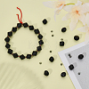 Natural Black Tourmaline Beads Strands G-CA0001-64-4