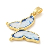 Brass Enamel Pendants KK-G517-01G-01-2