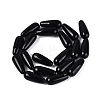 Opaque Glass Beads Strands GLAA-Q113-03A-C06-2