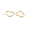 PVD Vacuum Plating 201 Stainless Steel Hoop Earrings EJEW-T002-04-3