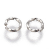 Tarnish Resistant 304 Stainless Steel Twisted Open Jump Rings LS-STAS-L233-008A-P-2