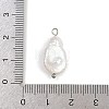 Natural Freshwater Pearl Keshi Pearl Pendants STAS-D378-06B-P-3