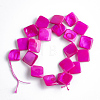 Spray Painted Freshwater Shell Beads SHEL-T010-05-3