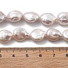 Natural Baroque Keshi Pearl Beads Strands PEAR-P064-18A-01A-5