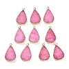 Natural White Jade Dyed Pendants G-Q006-05G-1