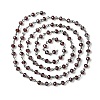 Handmade Glass Beaded Chains for Necklaces Bracelets Making AJEW-JB00132-02-2