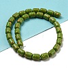 Dyed Synthetic Turquoise Beads Strands G-B070-D03-01-3