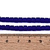 Transparent Frosted Glass Beads Strands GLAA-N072-01A-A14-4