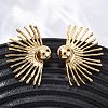 304 Stainless Steel Stud Earrings EJEW-Z098-07G-1