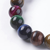 Natural Tiger Eye Beads Strands X-G-G101-10mm-6-3