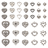 48Pcs 12 Style Tibetan Style Alloy Pendants FIND-TA0003-56-3