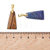 Natural Mixed Gemstone Pendants PALLOY-JF05426-01-2