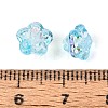 Electroplate Glass Beads Strands EGLA-T021-22G-4