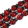 Handmade Lampwork Beads Strands LAMP-S069-02-1