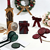 9Rolls 9 Colors Nylon Velvet Ribbon OCOR-PH0036-46-4