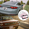 5 Sets 5 Colors Stainless Steel & Arcylic Rhinestone Frames for Licence Plate DIY-WA0001-32B-6