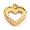 Golden Alloy Enamel Pendants KK-P197-07A-G-3