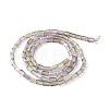 Electroplate Transparent  Glass Beads Strands EGLA-H106-01A-HR01-2